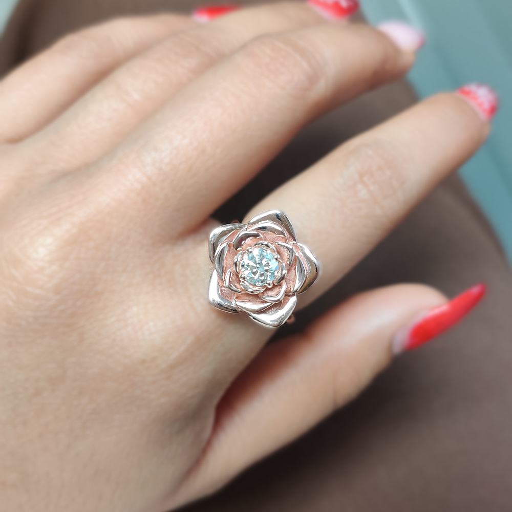 Rose deals design ring